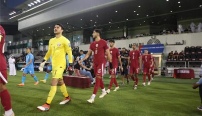 موعد والقنوات الناقلة لمباراة قطر وقرجيكستان اليوم في تصفيات كأس العالم.. والمعلق