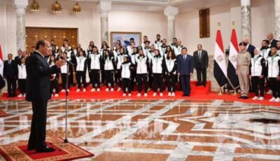 الأولمبية والاتحادات الرياضية تشكر الرئيس السيسي على دعمه أبطال مصر