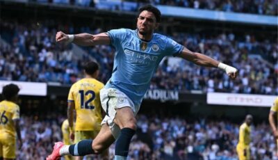 فيديو | عمر مرموش يسجل هدف مانشستر سيتي الثاني أمام كريستال بالاس