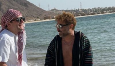 مصطفى خاطر وأحمد فهمي يستمتعان بأجواء الصيف