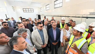 وزير الإسكان ومحافظ الشرقية يبدآن جولة تفقدية بعدد من مشروعات المياه والصرف الصحي