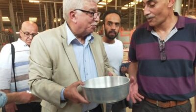غرفة الصناعات الهندسية تنظم جولة ميدانية لعدد من المصانع بمنطقة كوم أبوراضي