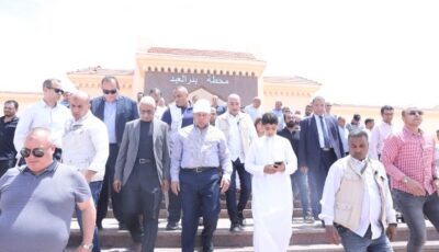 بطول 341 كيلومترًا .. وزير النقل يتابع تنفيذ إنشاء خط سكة حديد بئر العبد