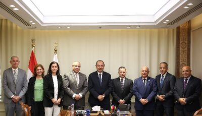 وزير قطاع الأعمال يتابع خطوات إعادة تشغيل مصنع بلوكات الأنود بالعين السخنة