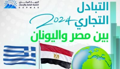 1.6 مليار دولار قيمة التبادل التجاري بين مصر واليونان عام 2024