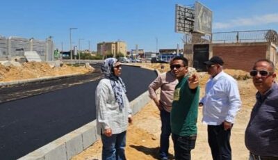 رئيس جهاز مدينة الشيخ زايد تتفقد مشروع “جنة” بتوسعات المدينة ورفع كفاءة طريق الريفيرا