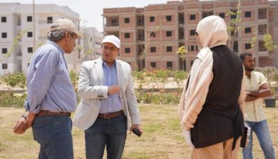 رئيس جهاز مدينة سوهاج الجديدة يتفقد وحدات سكن لكل المصريين