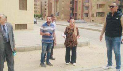 مسئولو “الإسكان” يتفقدون أعمال التطوير بمنطقة أرض مطار إمبابة